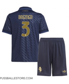 Günstige Juventus Gleison Bremer #3 3rd trikot Kinder 2024-25 Kurzarm (+ Kurze Hosen)